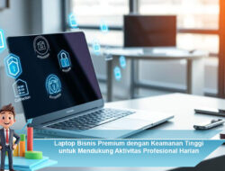 Laptop Bisnis Premium dengan Keamanan Tinggi untuk Mendukung Aktivitas Profesional Harian