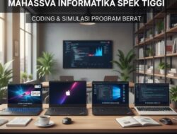 Rekomendasi Laptop Mahasiswa Informatika Spek Tinggi Untuk Coding Dan Simulasi Program Berat
